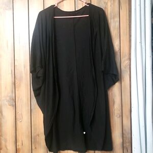 Black batwing cardigan